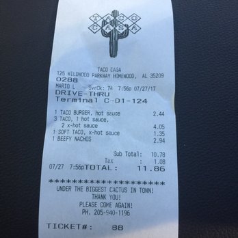 Taco Casa - Mexican Near Me - Birmingham, Alabama