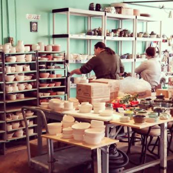 Yay Clay - YayClay studio.  Pieces drying and waiting for pick up - Art Classes Near Me - Philadelphia, Pennsylvania