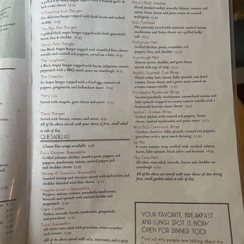 Corner Cafe - Menu - Breakfast & Brunch Near Me - Newport, Rhode Island