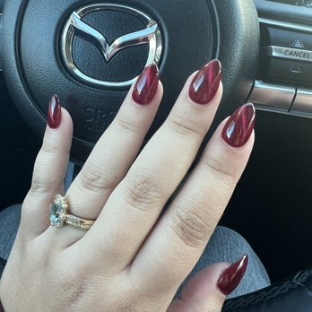 K&T Nails and Spa - Christmas Cat eye nails!! - Waxing Near Me - Cypress, California