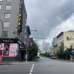 Street view of hotel. Street view of hotel.