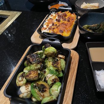 Honest Grill - Brussel Sprouts and Corn Cheese - Barbeque Near Me - Centreville, Virginia