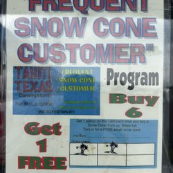 Tahiti Texas Concessions - Loyalty program