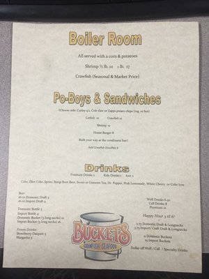Menu photo 4 Buckets Crawfish & Seafood Pineville, LA Menu photo 4 Buckets Crawfish & Seafood Pineville, LA