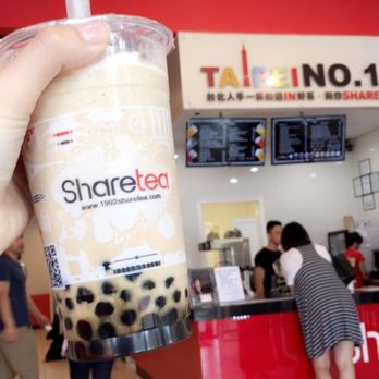 Sharetea - Milk tea ice blended with pearl - Bubble Tea Near Me - Houston, Texas