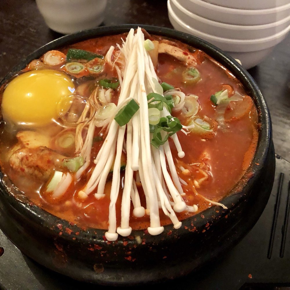 The Crew - Spicy tofu soup (beef) - Korean Near Me - San Francisco, California The Crew - Spicy tofu soup (beef) - Korean Near Me - San Francisco, California
