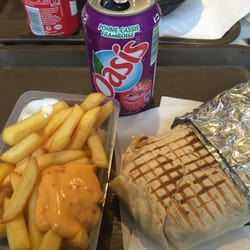 King Kebab - Les tacos a menu with chicken, samourai and yogurt sauce