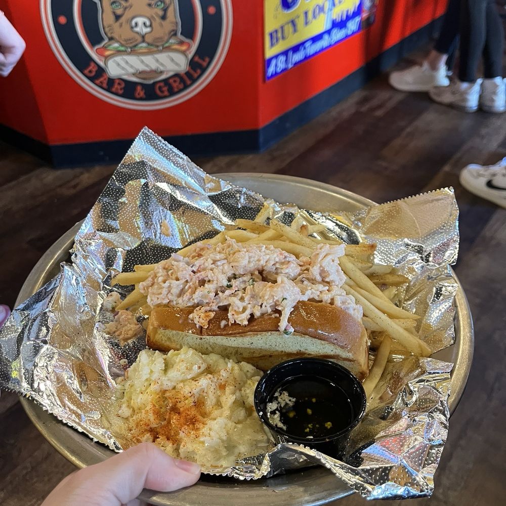 Pawz Bar & Grill - Lobster roll and coleslaw - Hot Dogs Near Me - Columbia, Illinois Pawz Bar & Grill - Lobster roll and coleslaw - Hot Dogs Near Me - Columbia, Illinois