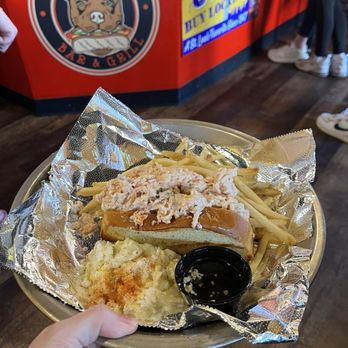 Pawz Bar & Grill - Lobster roll and coleslaw - Hot Dogs Near Me - Columbia, Illinois