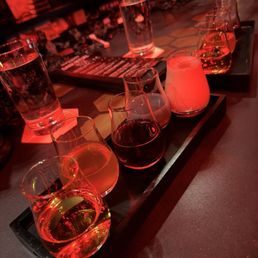 The Dark Ritual flight with the add-on dairy-free coquito The Dark Ritual flight with the add-on dairy-free coquito