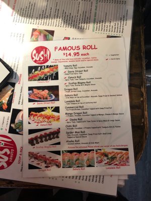 Menu photo 5 Yamato Sushi Restaurant Vancouver, BC