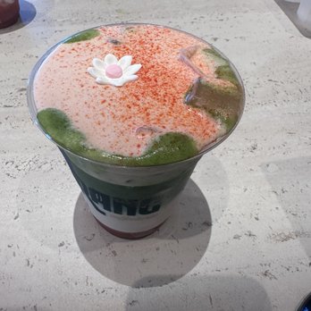 Rang Coffeehouse - Guava Matcha Einspanner - Coffee & Tea Near Me - Sacramento, California