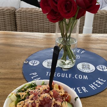 The Gulf - Tuna poke bowl. - Burgers Near Me - Orange Beach, Alabama