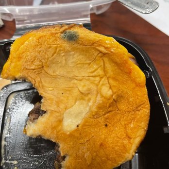 Huddle House - Soggy burger bun with a side helping of mold!? - Diners Near Me - Newberry, South Carolina Huddle House - Soggy burger bun with a side helping of mold!? - Diners Near Me - Newberry, South Carolina