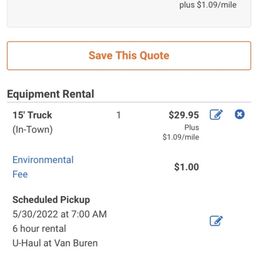 Quoted price! Quoted price!