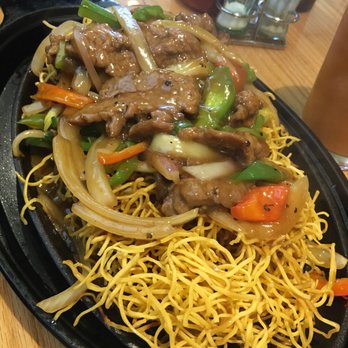 Like Cafe - Double fried beef noodles on sizzling pan. - Breakfast & Brunch Near Me - Brooklyn, New York