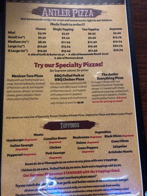 Menu photo 6 Antler Package & Pizza Gainesville, MO Menu photo 6 Antler Package & Pizza Gainesville, MO