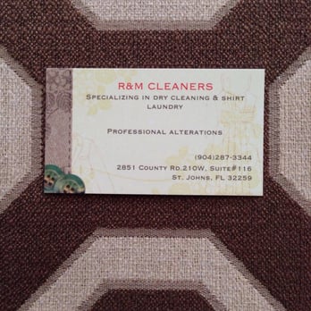 R&M Cleaners - Their business card - Laundry Services Near Me - Saint Johns, Florida R&M Cleaners - Their business card - Laundry Services Near Me - Saint Johns, Florida