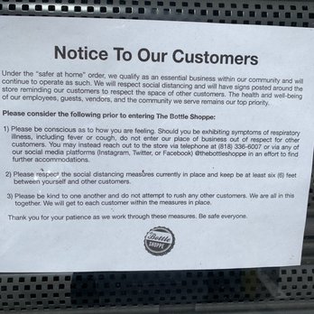 The Bottle Shoppe - Notice :) - Beer, Wine & Spirits Near Me - Los Angeles, California The Bottle Shoppe - Notice :) - Beer, Wine & Spirits Near Me - Los Angeles, California