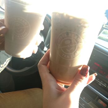 The Coffee Bean & Tea Leaf - Cold brew with almond milk and a blended winter dream tea latte. - Coffee & Tea Near Me - Riverside, California The Coffee Bean & Tea Leaf - Cold brew with almond milk and a blended winter dream tea latte. - Coffee & Tea Near Me - Riverside, California