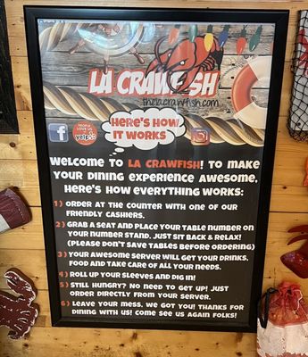 Menu photo 1 LA Crawfish San Antonio, TX