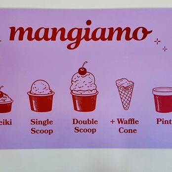 Mangiamo Gelato - Sizing chart - Ice Cream & Frozen Yogurt Near Me - Honolulu, Hawaii Mangiamo Gelato - Sizing chart - Ice Cream & Frozen Yogurt Near Me - Honolulu, Hawaii