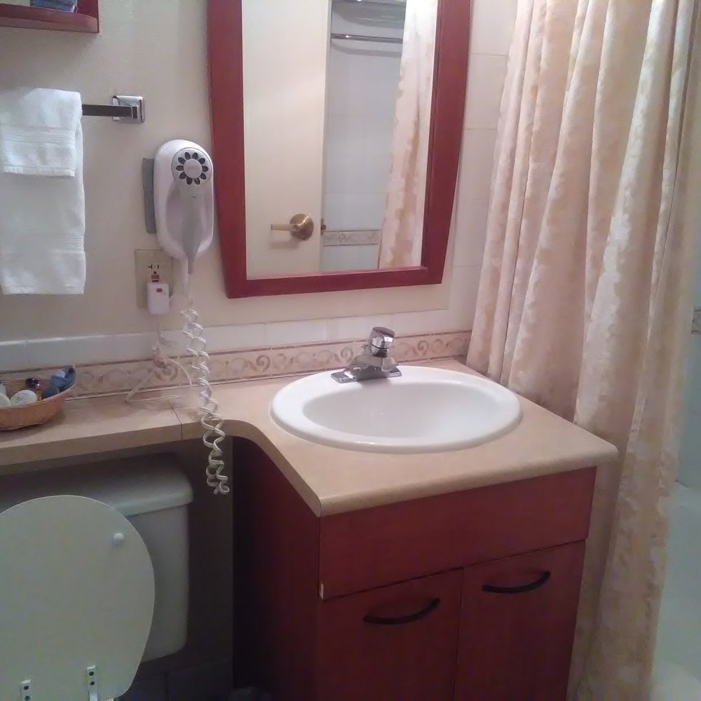 Anchorage Grand Hotel - Bathroom area in the suite. - Hotels Near Me - Anchorage, Alaska Anchorage Grand Hotel - Bathroom area in the suite. - Hotels Near Me - Anchorage, Alaska