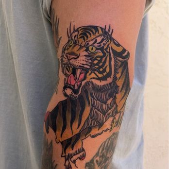 Ascendant Tattoo - traditional tiger tattoo - Tattoo Near Me - Rialto, California Ascendant Tattoo - traditional tiger tattoo - Tattoo Near Me - Rialto, California