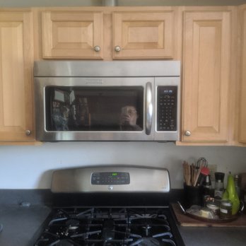Tietz Construction - New microwave installed with venting to the roof - General Contractors Near Me - Stevens Point, Wisconsin