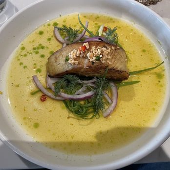 Ba Sa - Cha Ca La Vong (turmeric sablefish) - vermicelli noodles included but not pictured. - Vietnamese Near Me - Bainbridge Island, Washington