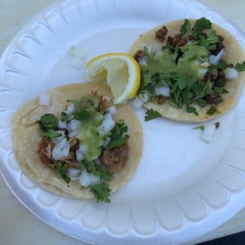 Tacos Don Chayo - 1 asada and 1 carnitas taco with their hottest hot sauce - Food Trucks Near Me - Yakima, Washington Tacos Don Chayo - 1 asada and 1 carnitas taco with their hottest hot sauce - Food Trucks Near Me - Yakima, Washington
