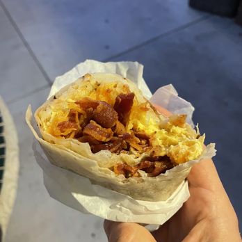 Lucky Boy - Bacon Breakfast Burrito - Burgers Near Me - Pasadena, California Lucky Boy - Bacon Breakfast Burrito - Burgers Near Me - Pasadena, California