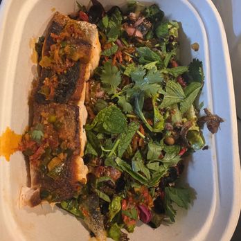 Valley Goat - Orange King Salmon bowl to go - New American Near Me - Sunnyvale, California Valley Goat - Orange King Salmon bowl to go - New American Near Me - Sunnyvale, California