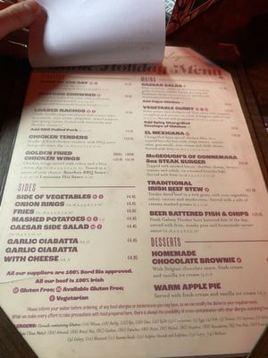 Menu photo 3 The Dail Bar Galway, G Menu photo 3 The Dail Bar Galway, G