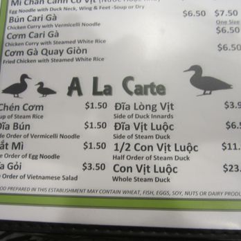 Quan Vit Vit Vit - Vietnamese Near Me - Westminster, California