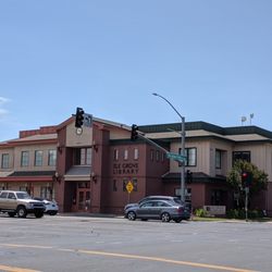 Sacramento Public Library - Elk Grove - Store front.