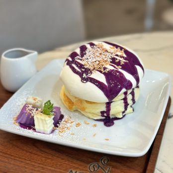 Nostimo Cafe & Tea - UBE SOUFFLÉ - Coffee & Tea Near Me - Westminster, California Nostimo Cafe & Tea - UBE SOUFFLÉ - Coffee & Tea Near Me - Westminster, California