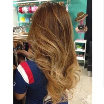 JV Salon - And my blonde hair about a year ago that Julie also did for my birthday. Loved it! :) - Hair Salons Near Me - Aiea, Hawaii