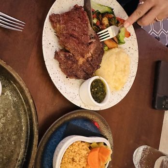 Rothschild TLV - Argentina steak with Israeli Couscous - Kosher Near Me - New York, New York