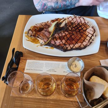 Cochon RESTAURANT - whiskey flight and special ham steak - Cajun/Creole Near Me - New Orleans, Louisiana