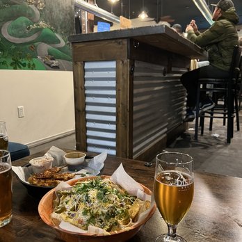 Distant Brewing - View from the couch table - Breweries Near Me - Mammoth Lakes, California Distant Brewing - View from the couch table - Breweries Near Me - Mammoth Lakes, California