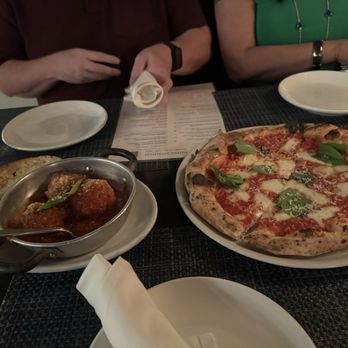 Partenope Ristorante - Meatballs and Margherita Pizza - Italian Near Me - Dallas, Texas