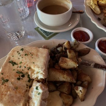 Cafe Intermezzo - Croque monsieur with potatoes - Coffee & Tea Near Me - Dunwoody, Georgia