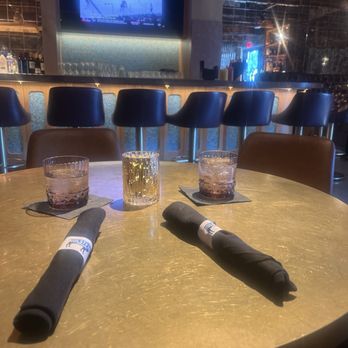 HOLSTEINS - Our table and view of the bar - Burgers Near Me - Las Vegas, Nevada