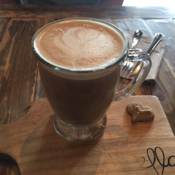 Ella Cafe - Macadamia milk latte with Honey Lavender syrup - Coffee & Tea Near Me - Plantation, Florida Ella Cafe - Macadamia milk latte with Honey Lavender syrup - Coffee & Tea Near Me - Plantation, Florida