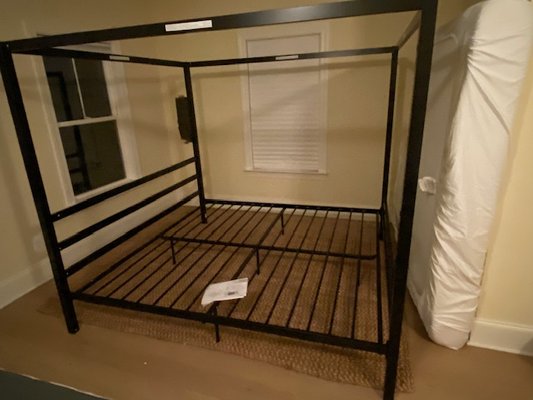 Furniture Assembly - Check out this before and after on a brand new canopy bed a client needed assembled. Furniture Assembly - Check out this before and after on a brand new canopy bed a client needed assembled.