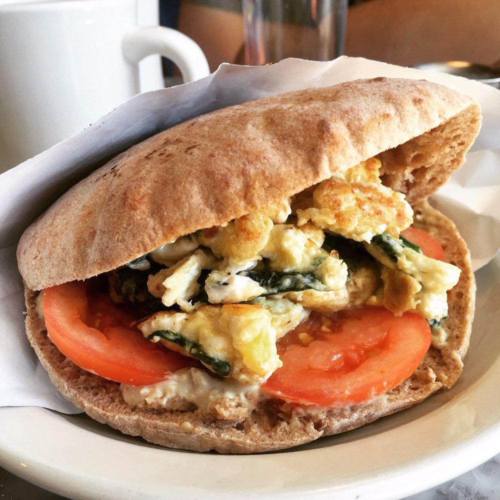 Batata - Spinach, egg and halloumi cheese sandwich. - Middle Eastern Near Me - Brooklyn, New York Batata - Spinach, egg and halloumi cheese sandwich. - Middle Eastern Near Me - Brooklyn, New York