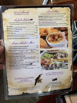 Menu photo 4 Blackbeard 's Too Ingleside, TX