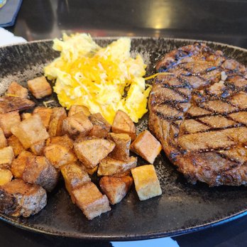 The Breakfast Club - I ordered soft scrambled eggs medium rare steak. I payed $42.00 for this . - Breakfast & Brunch Near Me - Silver Spring, Maryland The Breakfast Club - I ordered soft scrambled eggs medium rare steak. I payed $42.00 for this . - Breakfast & Brunch Near Me - Silver Spring, Maryland