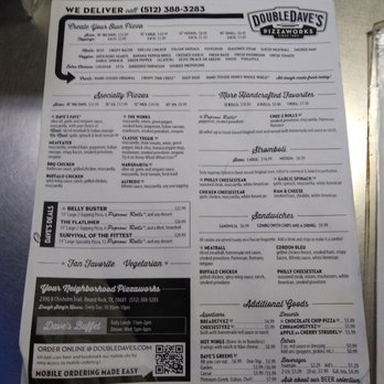 DoubleDave's Pizzaworks - Pizza Near Me - Round Rock, Texas
